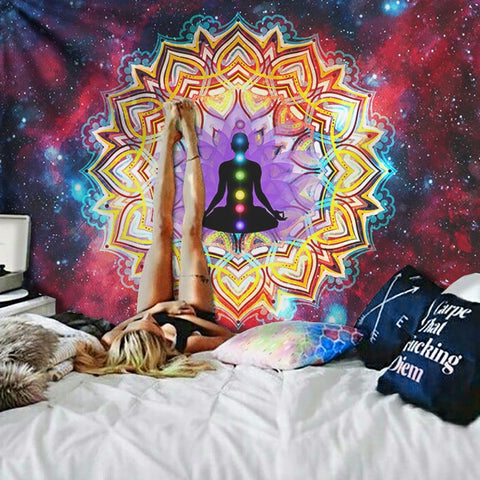 Chakras Mandala Tapestry