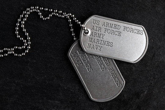 What does a dog tag symbolize