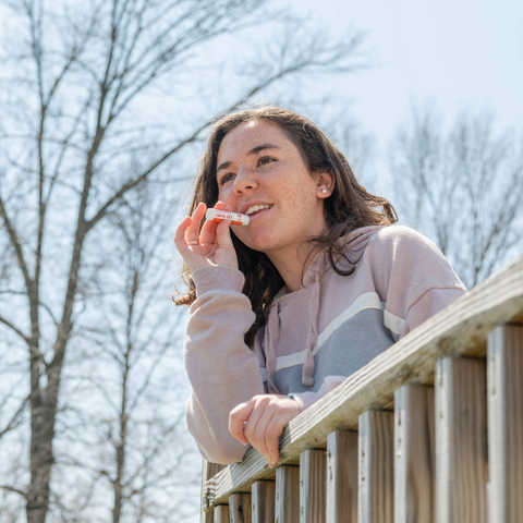 Indigo using goat milk lip balm