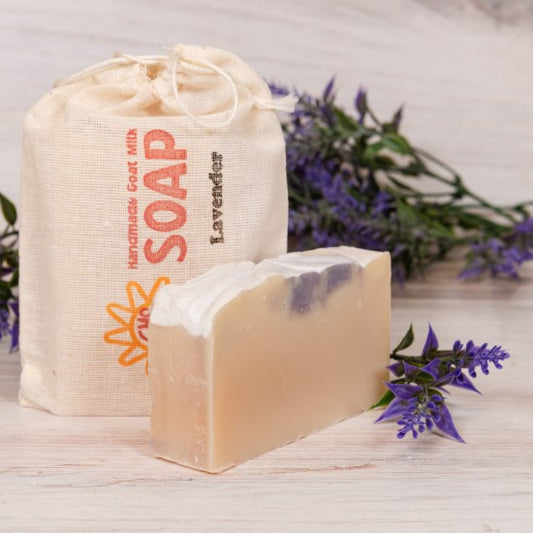 Southern Natural Goat Milk Soap Bar - Lavender 3 Pack - For Eczema,  Psoriasis & Dry Sensitive Skin. All Natural Soap For Women, Men, Kids &  Baby.