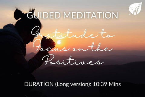 Free online guided meditation for gratitude and positive focus from Birch & Wilde