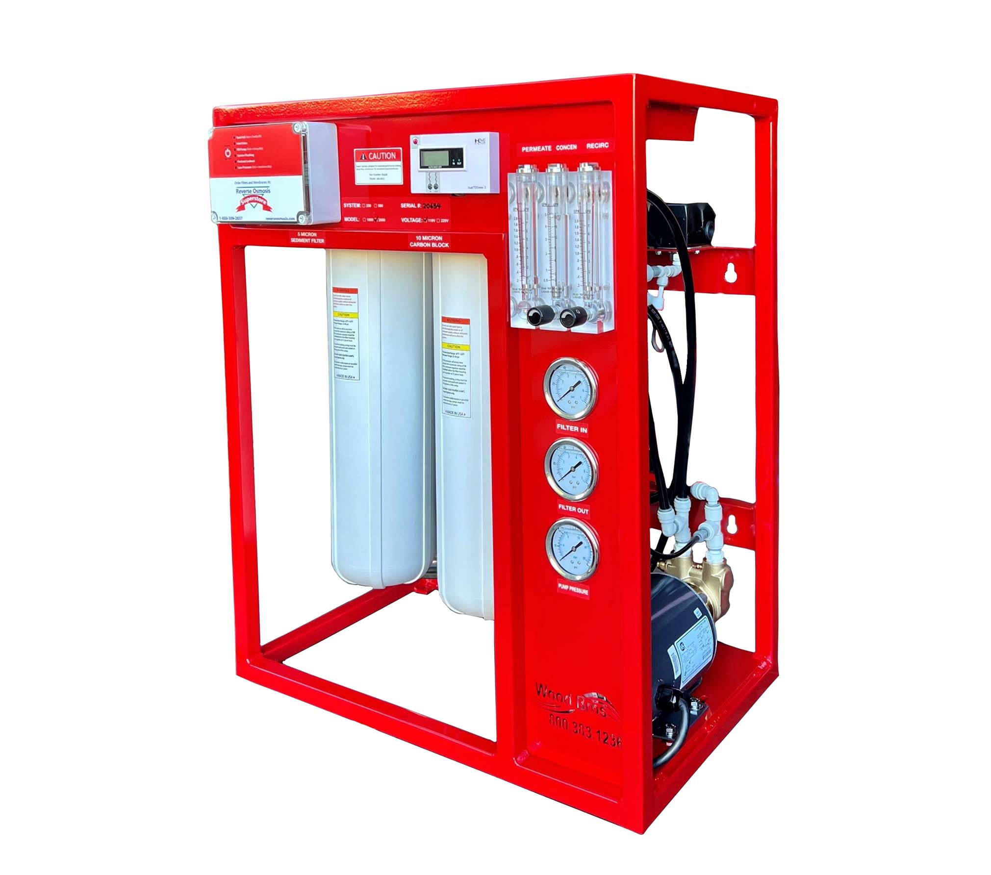 500 GPD Commercial Reverse Osmosis System