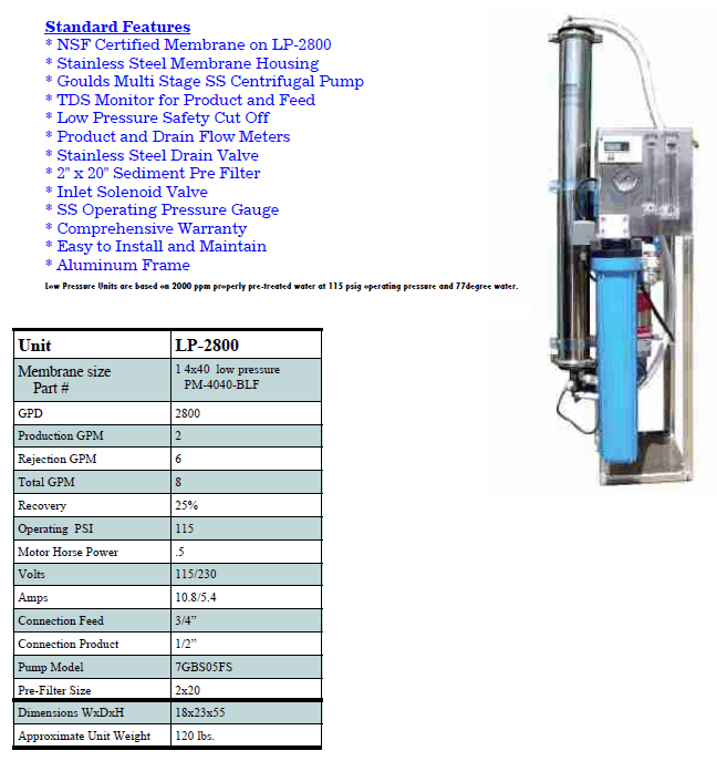 commercial reverse osmosis