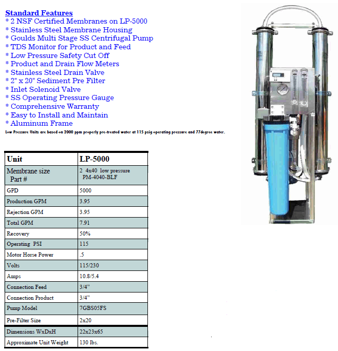 Commercial Water System