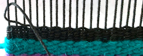 weaving a footer image