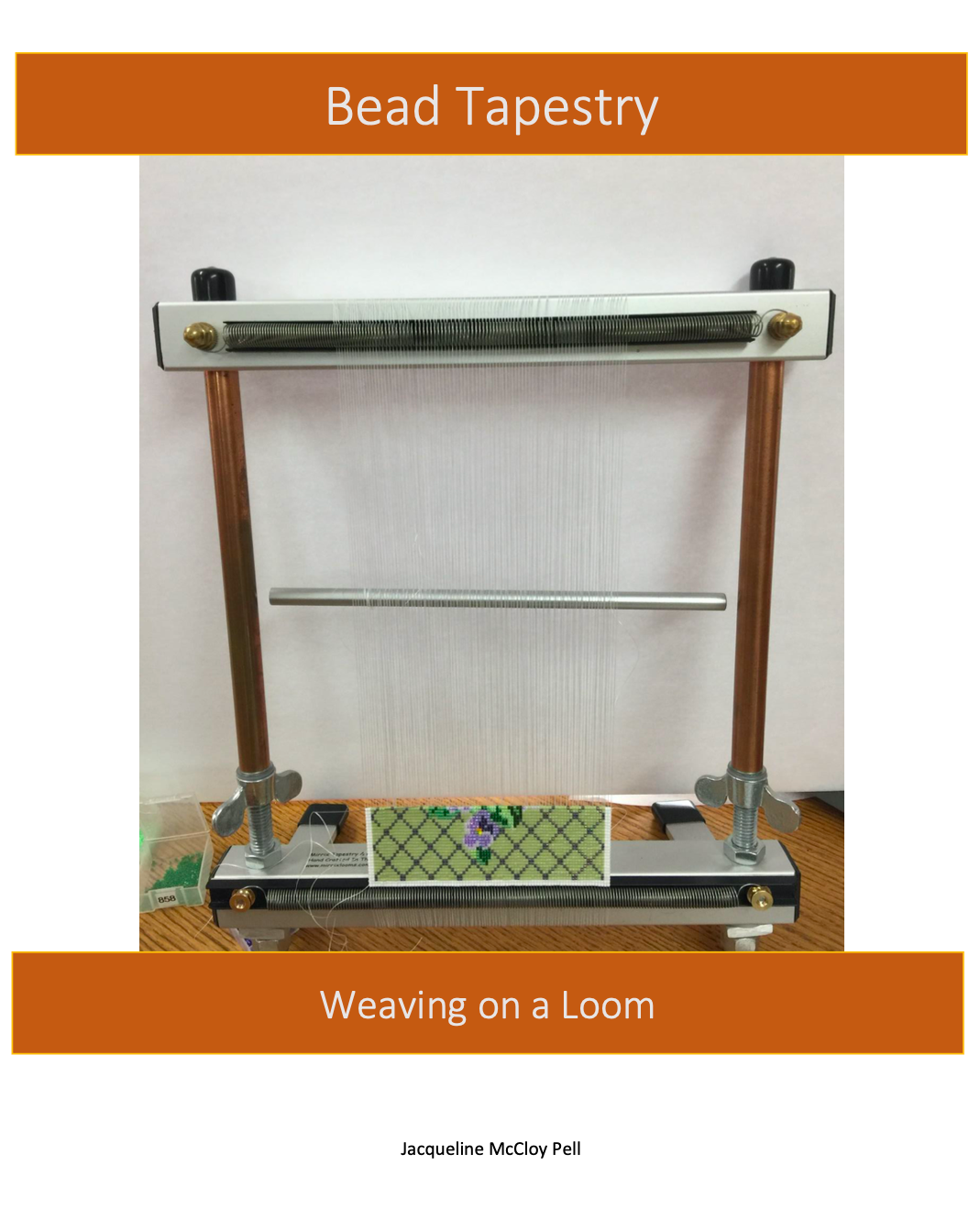 bead tapestry: weaving on a loom