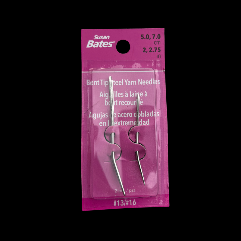 5pc Susan Bates Steel Yarn Needles get 1 Pack or 2 Size 16, 2. Blunt Metal  Tapestry Needles. Great for Weaving in Ends. 14081 