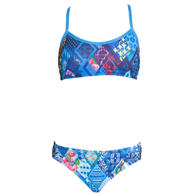 Amanzi - Posy Patch Girls Two Piece Bikini – Aqua Swim Supplies