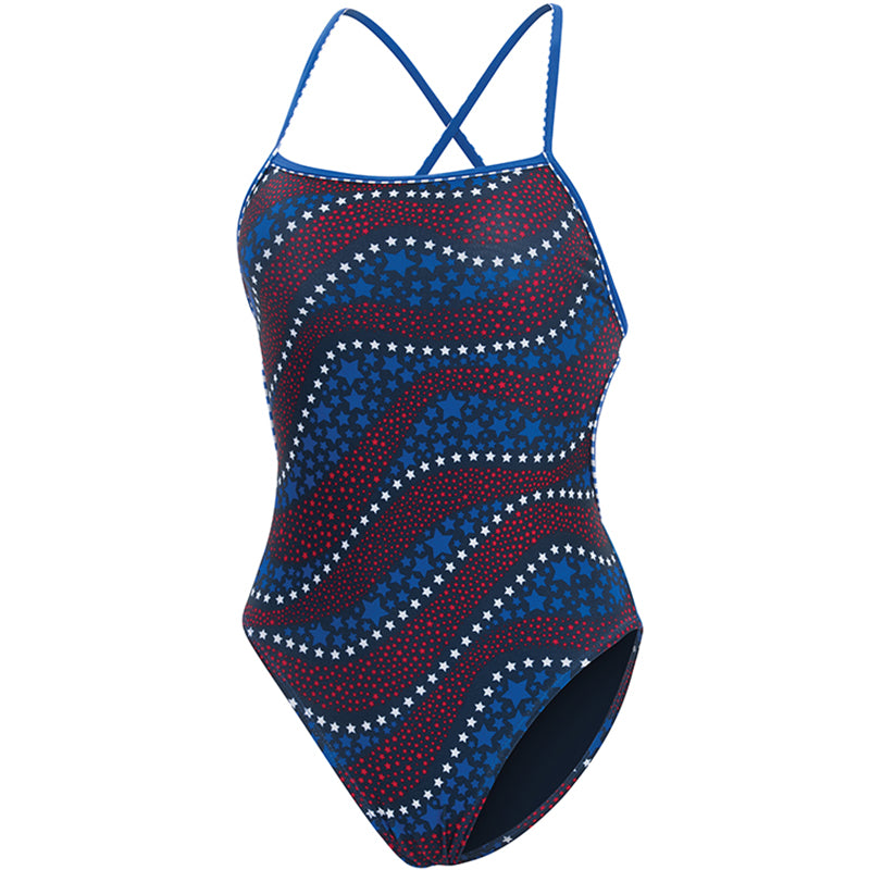 Dolfin Uglies - Revibe Americana Tie Back One Piece Swimsuit – Aqua ...