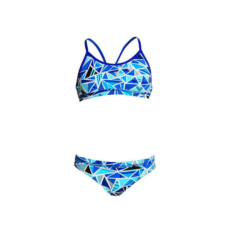 Funkita - Shattered - Girls Racerback Two Piece – Aqua Swim Supplies