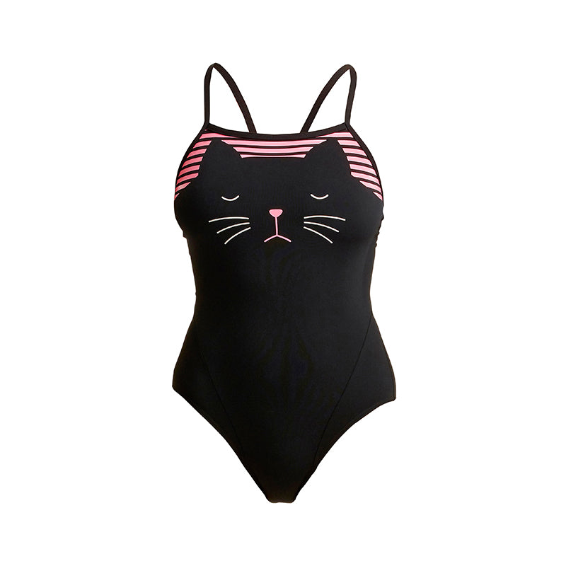 Funkita - Crazy Cat - Ladies Single Strap One Piece – Aqua Swim Supplies