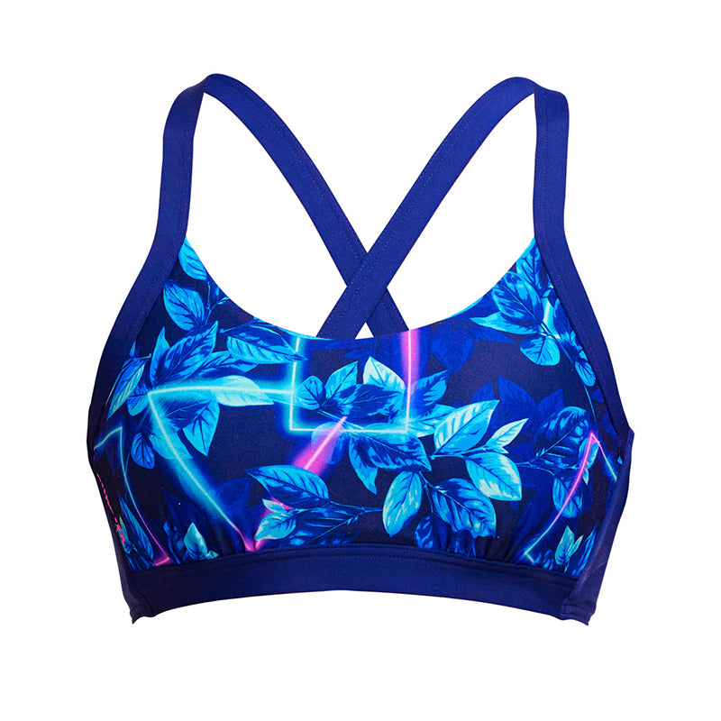 Funkita - Leaf Laser - Ladies Hold Steady Crop Top – Aqua Swim Supplies