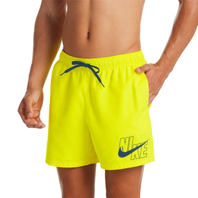 nike swimming volley swim short in volt yellow