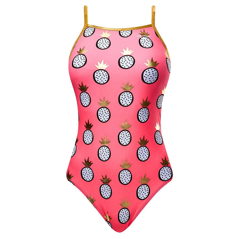 The Finals Funnies - Kingston Foil Flutterback Girls Swimsuit – Aqua ...