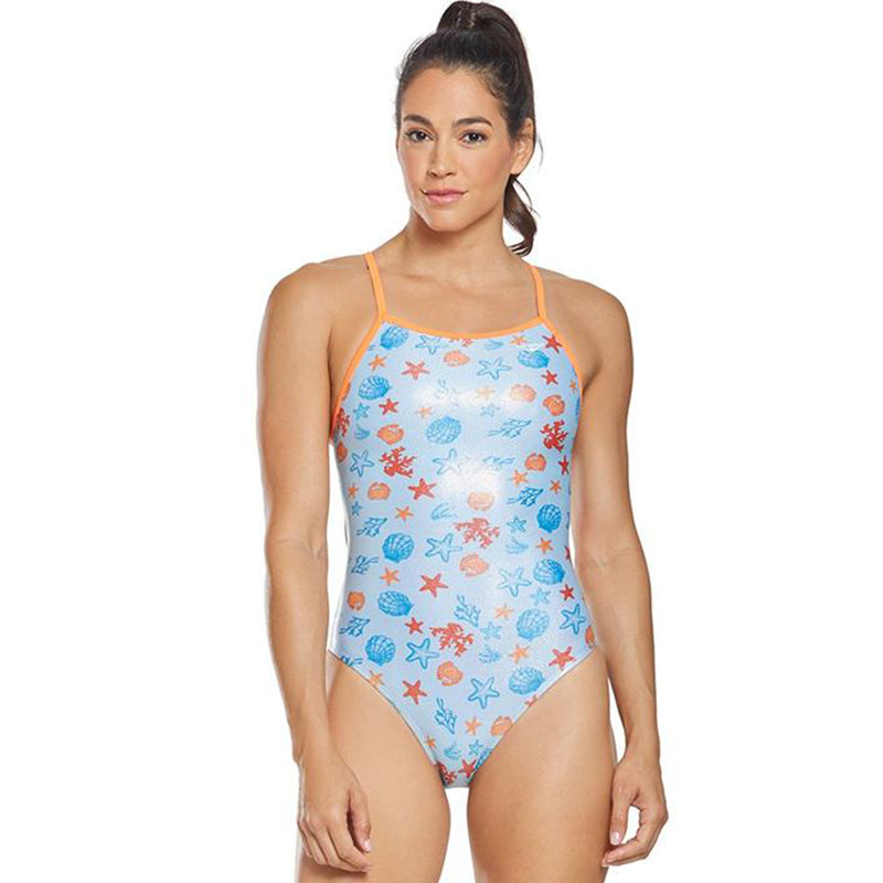 The Finals Funnies Under The Sea Foil Flutterback Swimsuit Aqua Swim Supplies