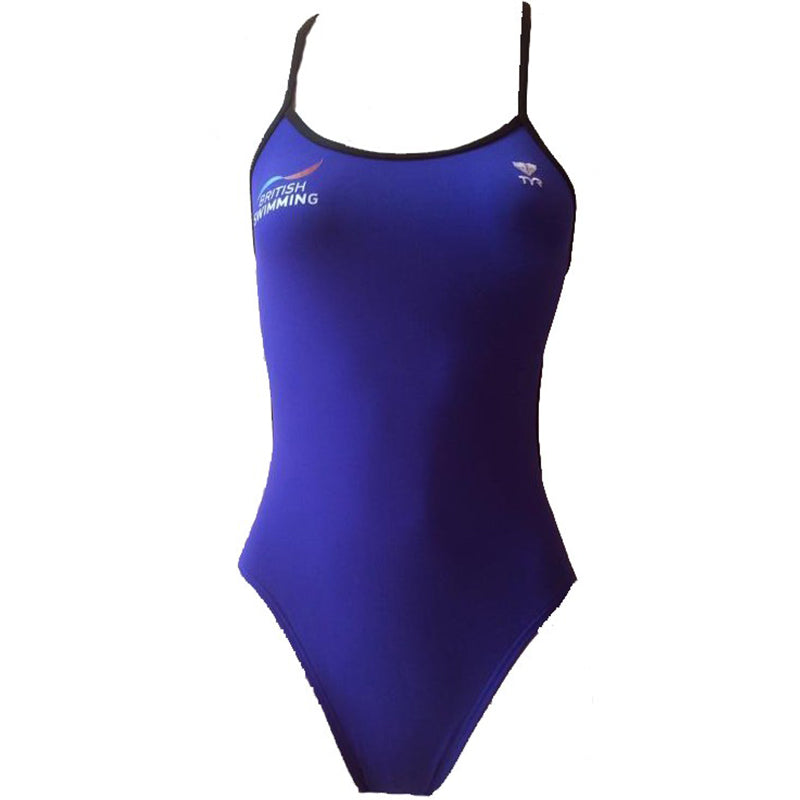 TYR - GB British Swimming Trinityfit Ladies Swimsuit - Royal Blue ...