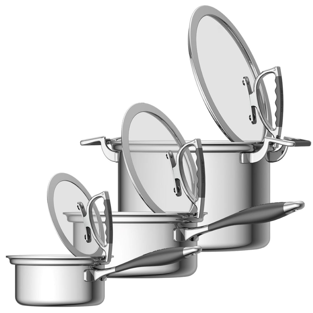 Best Buy: CookCraft 8-Quart Stock Pot Strainer Set Stainless Steel