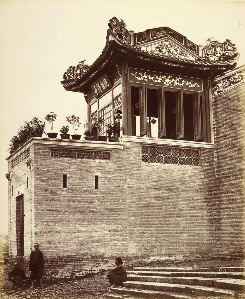 Felice Beato:[Chinese Merchant's House, Canton, China],16x12"(A3)Poster