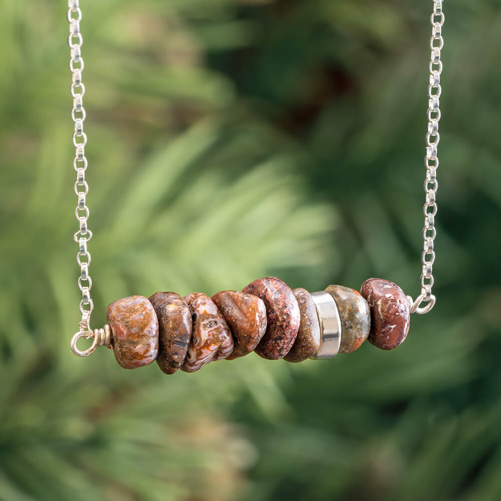 Buy the best Resin Boulder Rock Necklace - Sandy Pearl Dinosaur Designs at  affordable prices