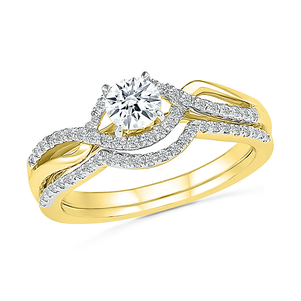 Unique Designer Diamond Engagement Ring, Ladies Diamond Swirl