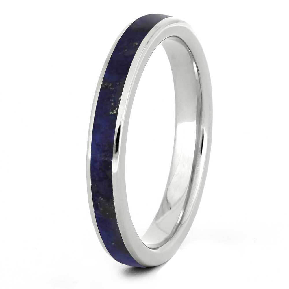 Lapis Lazuli Wedding Band For Women | Jewelry by Johan