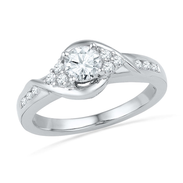 Round Cut Diamond Engagement Ring Jewelry By Johan