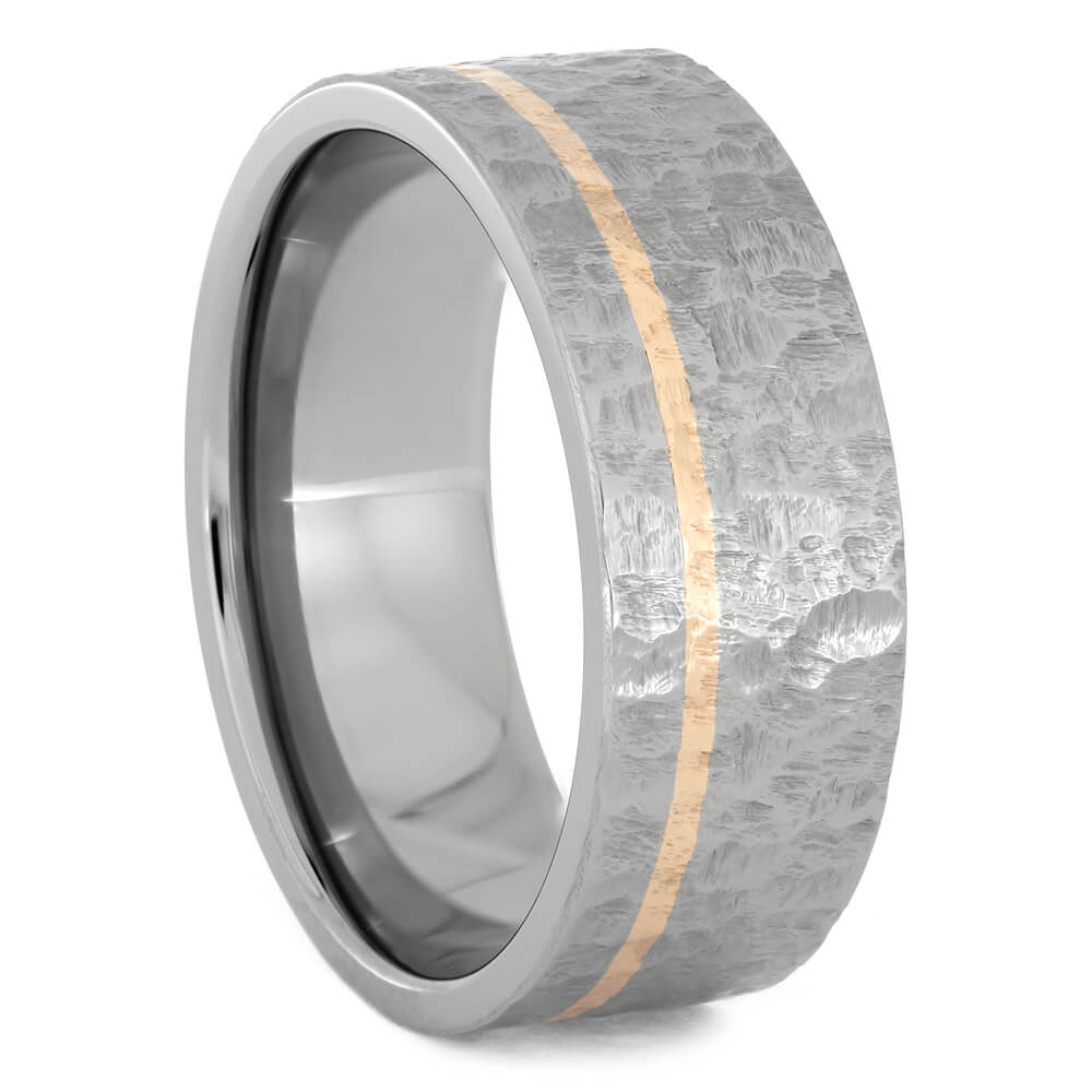 The Best Hammered Wedding Bands For Men Mans Best Band   3990E 2000x 