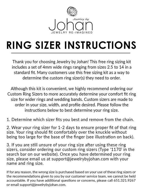 Free Ring Sizing Kit 1170 2 Jewelry By Johan