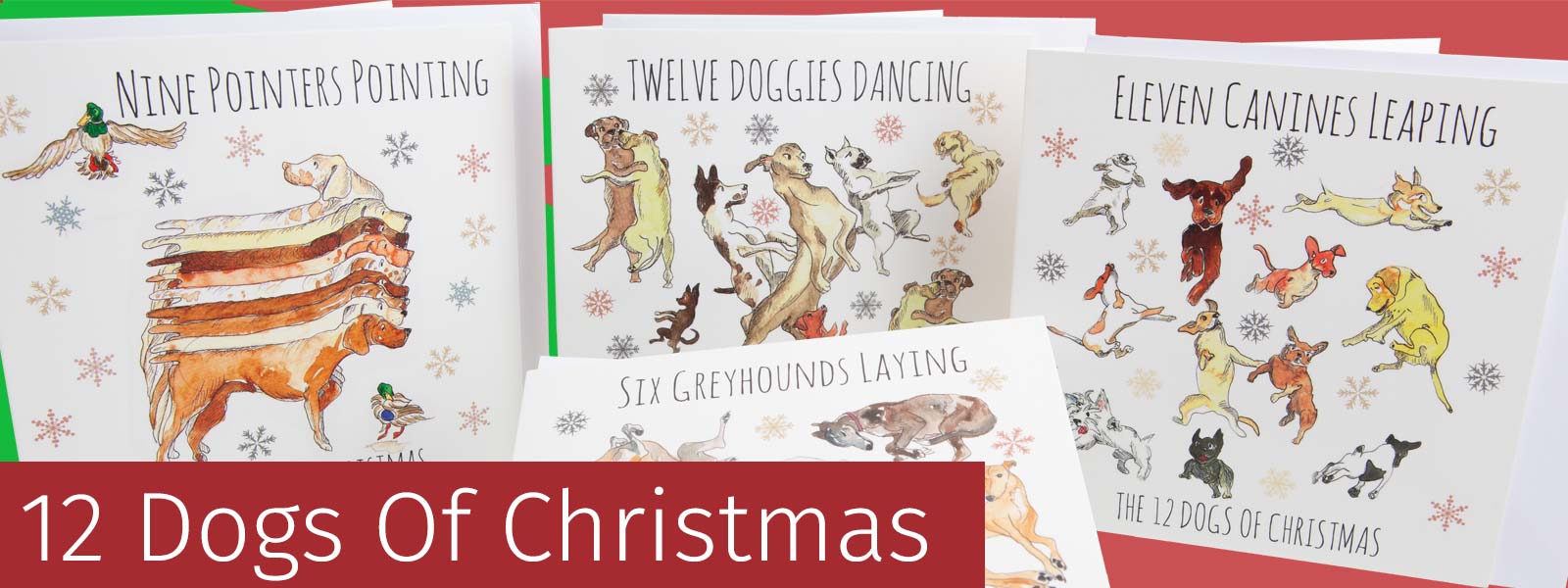 12 Dogs Of Christmas | Christmas Cards For Dog Lovers - Dog Krazy Gifts