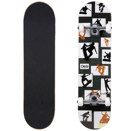 Cal 7 8 Maze Popsicle Double Kicktail Complete Skateboard