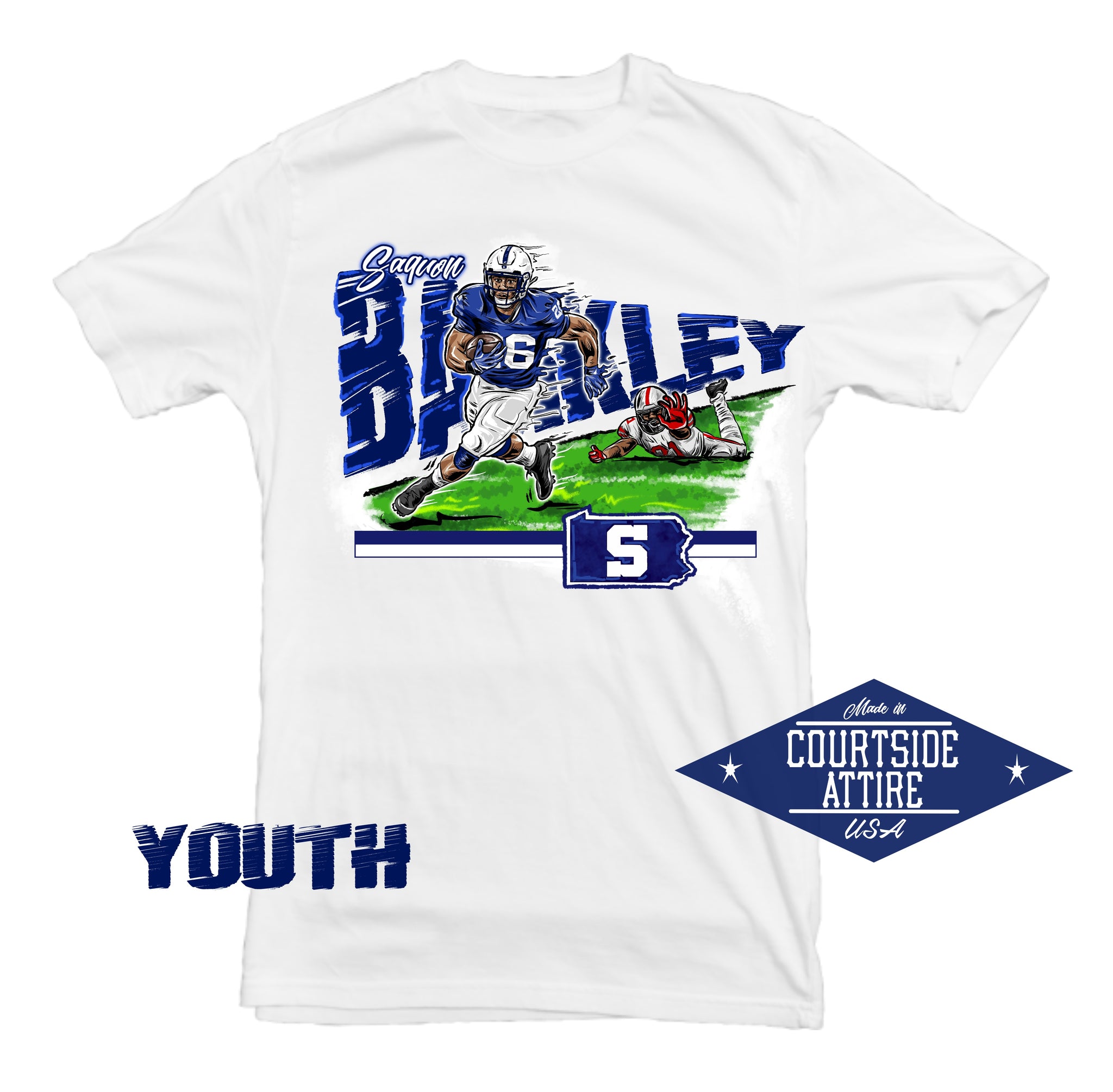 youth saquon barkley penn state jersey