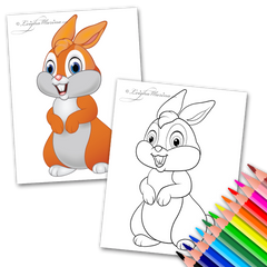 Bunny Coloring Page