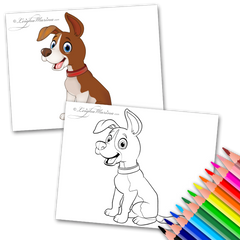 Dog Coloring Page