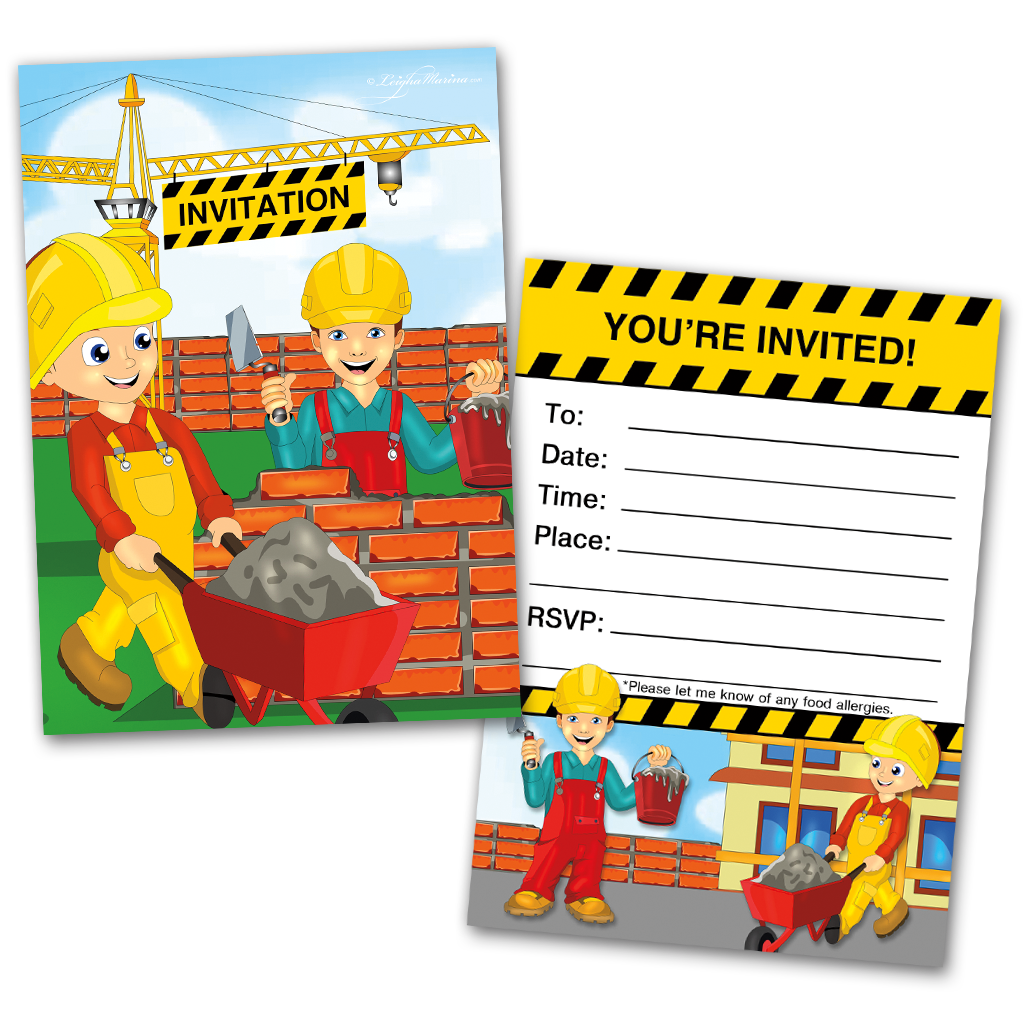 construction-party-invitation-cards-for-kids-20-invites-20-envelope