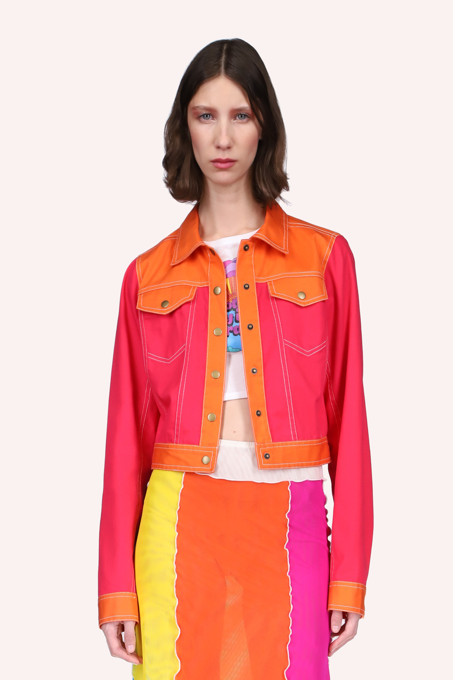 Chaqueta Colorblock - Anna Sui