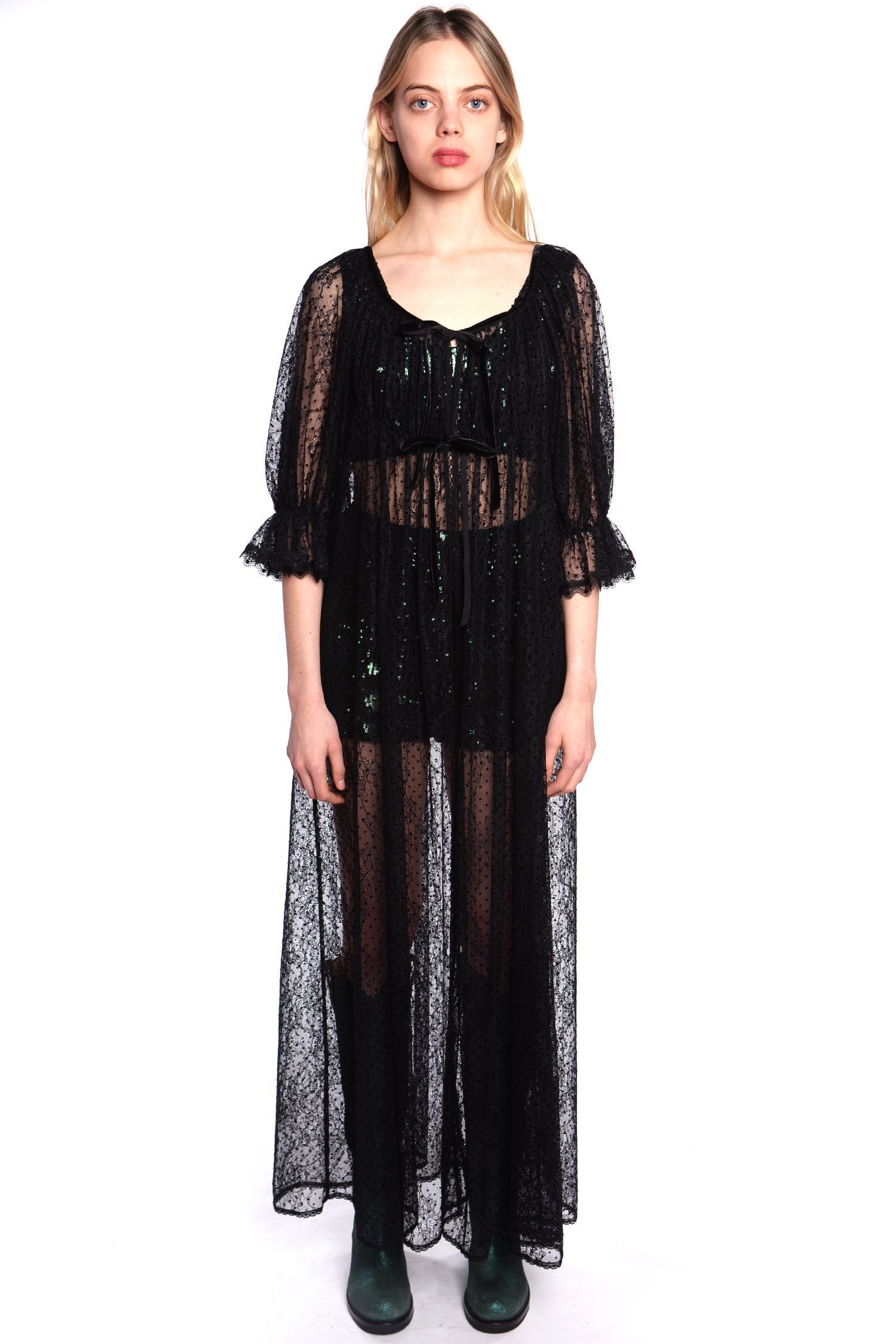 anna sui lace dress