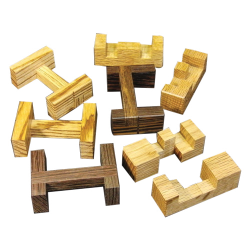 Metal puzzles for adults, 3D puzzles, and physical brain teasers by CubicDissection.