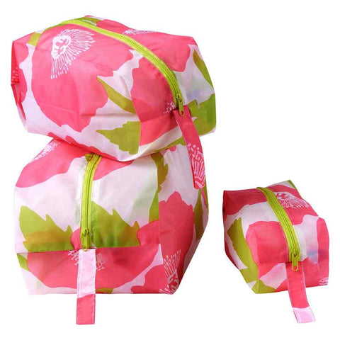 Poppies Pink Travel Cubes