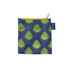 aspen leaves reusable shopping bag in pouch