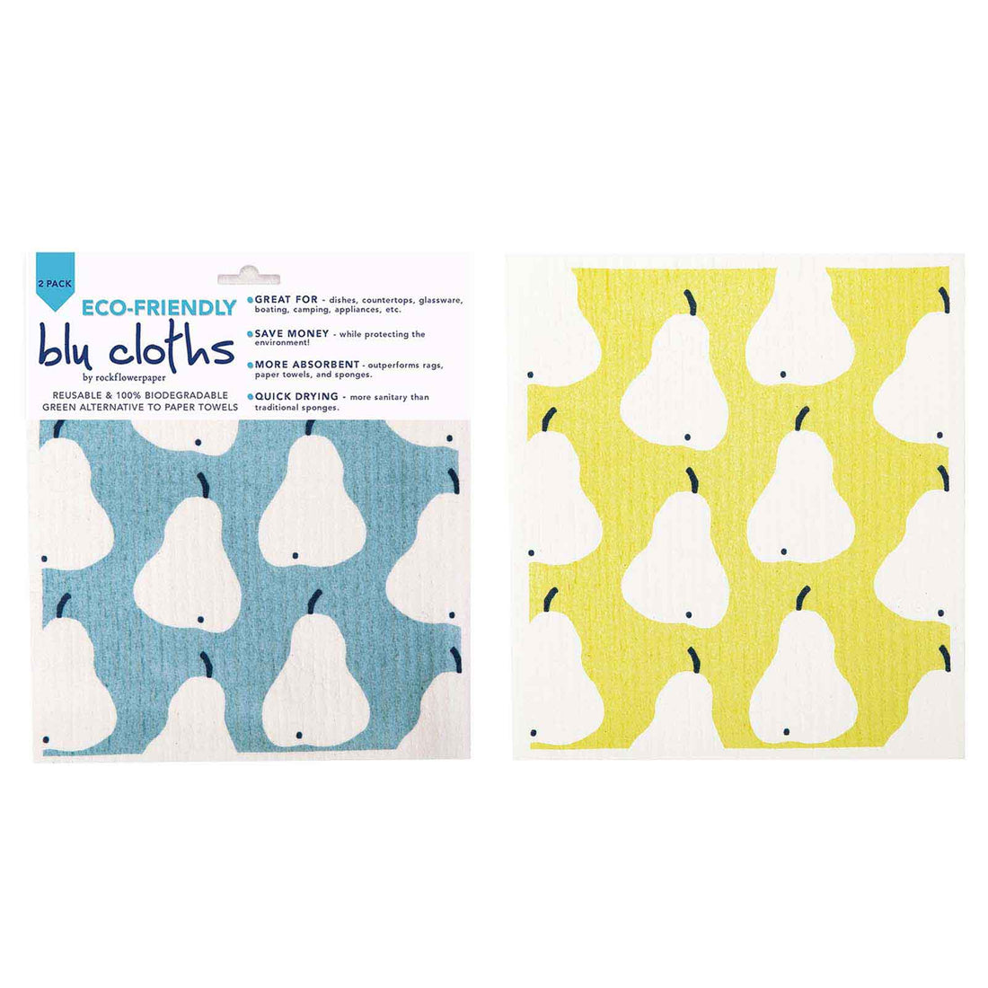 rockflowerpaper - Herbs Blu Cloth Set 2