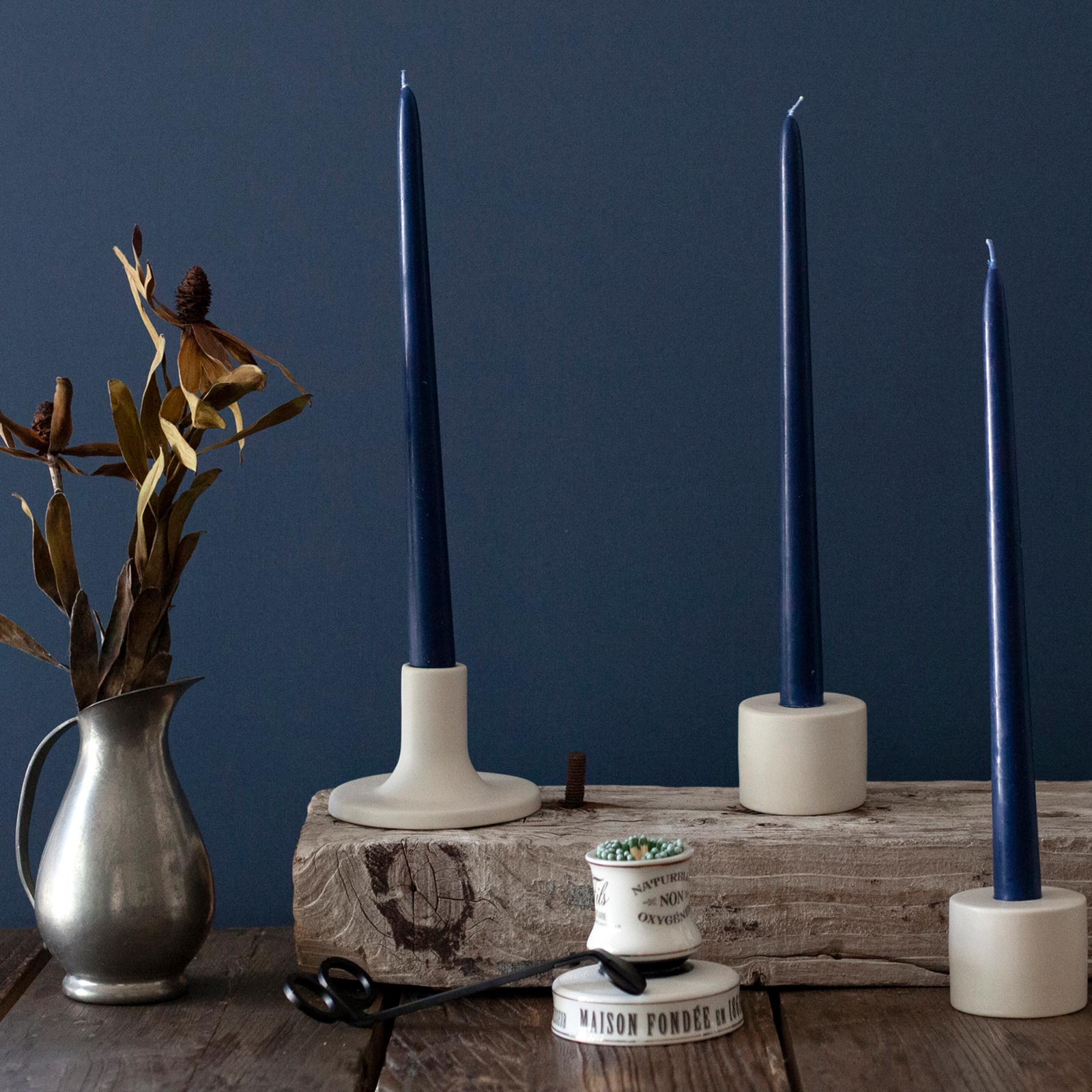 Hand-Rolled Pure Beeswax Taper Candles