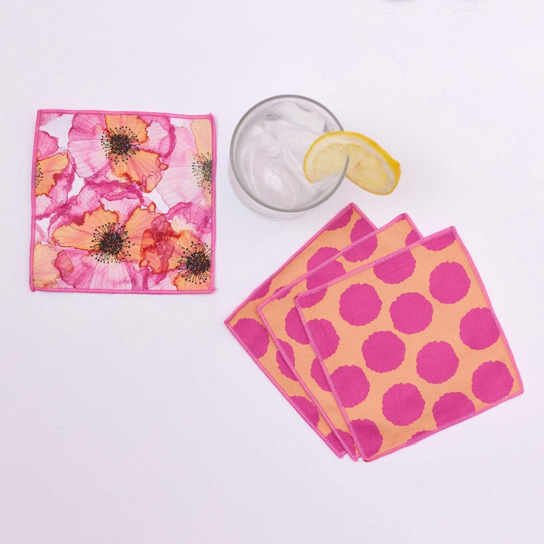 Cocktail Paper Napkin - Proud Poppy - Napkin Shop