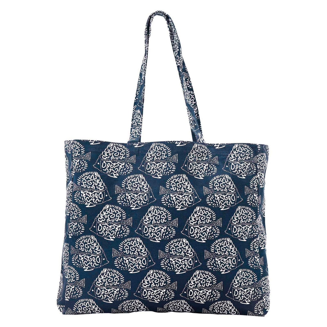 Francoise Navy Little Shopper Tote Bag – rockflowerpaper LLC