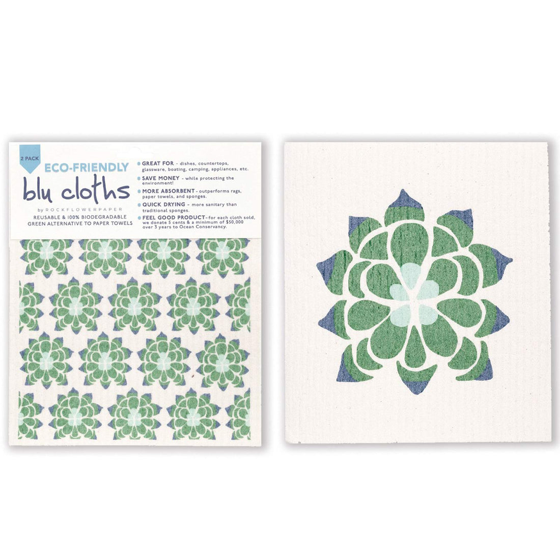 Eco-Consious Choices: Reusable Dish Cloths vs. Eco Sponge Cloths –  rockflowerpaper LLC