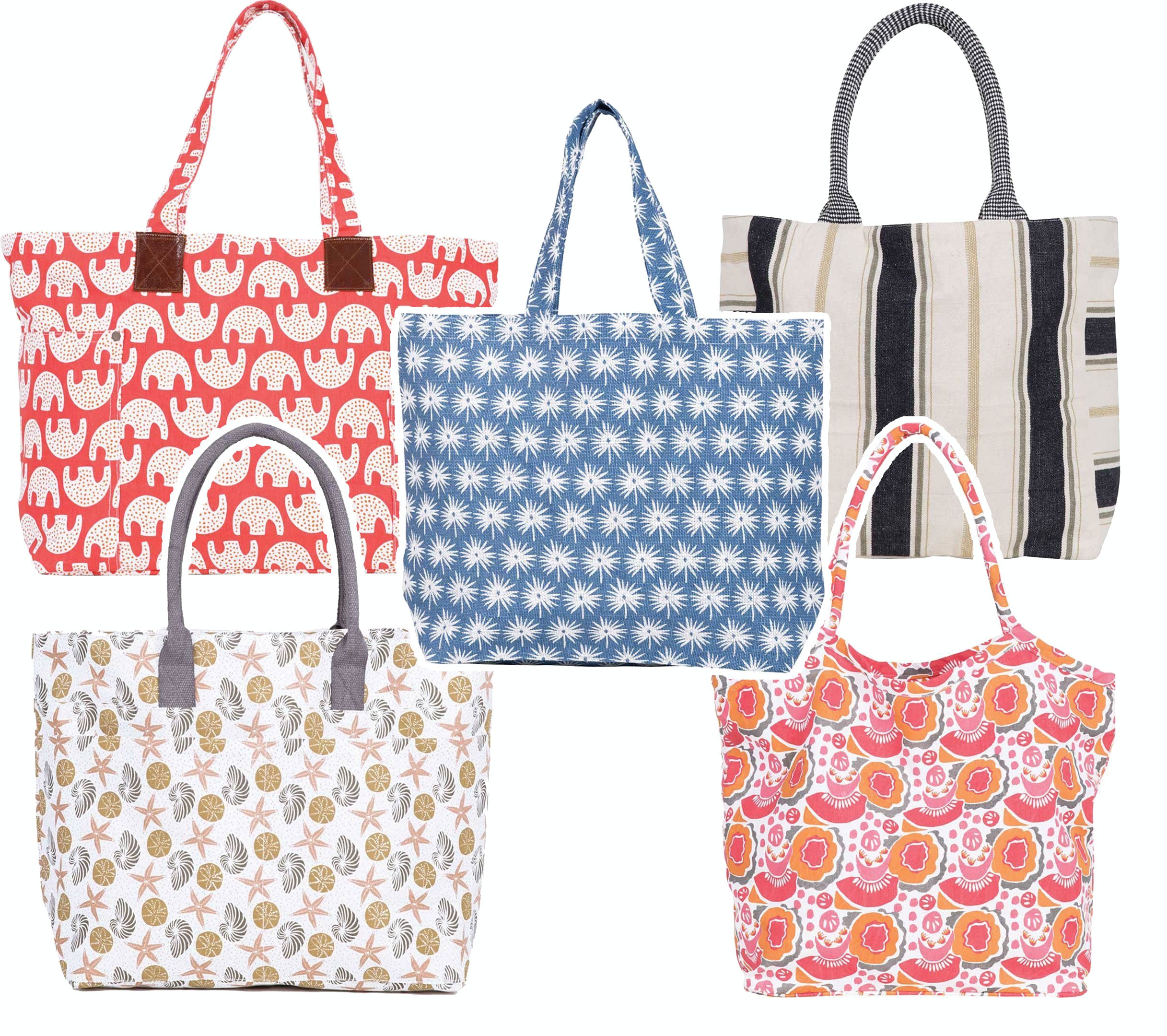 Collect all of our cute tote bags for the beach!