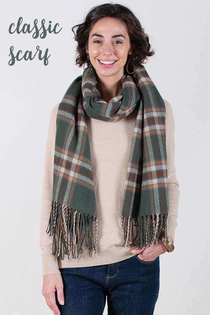7 Ways To Wear And Style A Tartan Scarf, Oversized Plaid Blanket Scarf