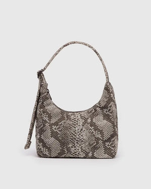 Baggu Mini Nylon Shoulder Bag - Snakeskin - Proper