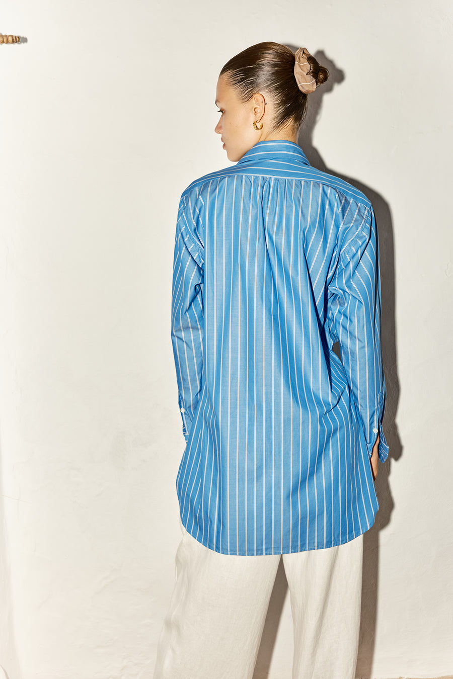Egyptian Blue Striped Paul Shirt – DATURA