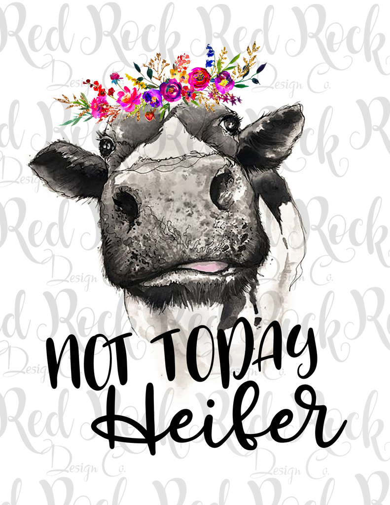 Not Today Heifer Png - Free Logo Image