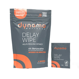 Dynamo Wellness Male Delay Wipe 6-Pack - CheapLubes.com